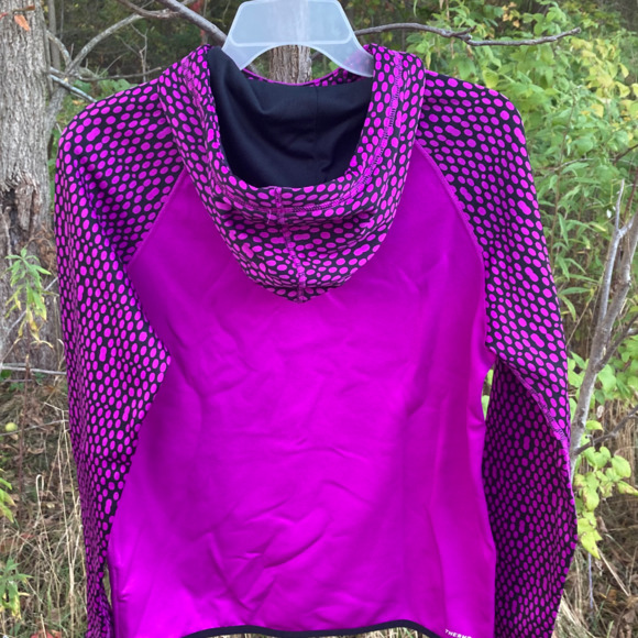 Nike purple Therma-Fit Pullover Hoodie with Pockets, Sz S Very comfy and cozy! - Picture 3 of 3